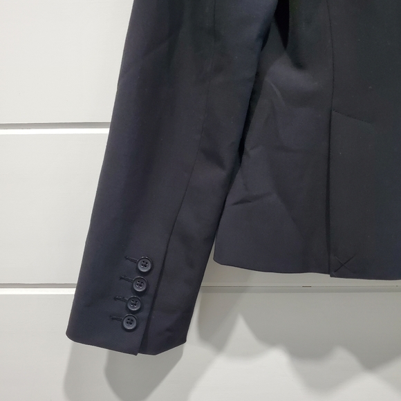 Express | Black Collared Single Button Blazer - Picture 6 of 6